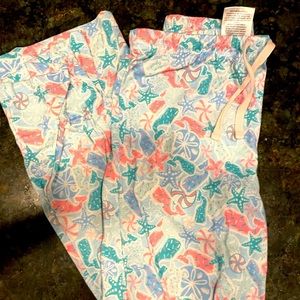 4 pairs-girls sz 7-8 pajama pants (vineyard vine&cat/jack)